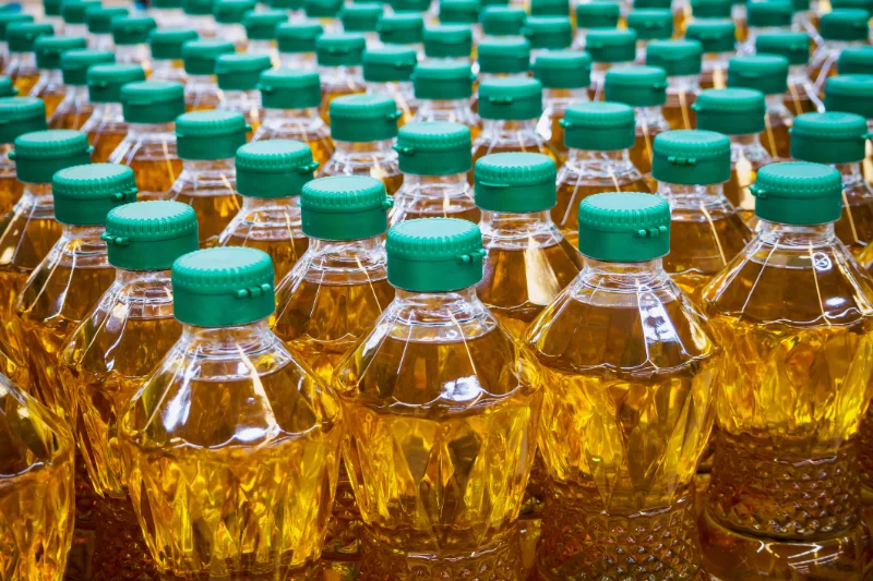 plastic flessen productie bulk vegetable oil
