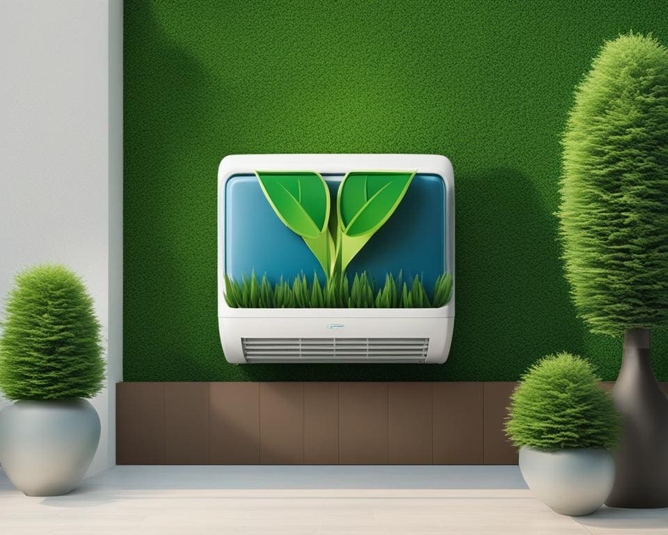 Groene airconditioning en milieuvriendelijke koeling