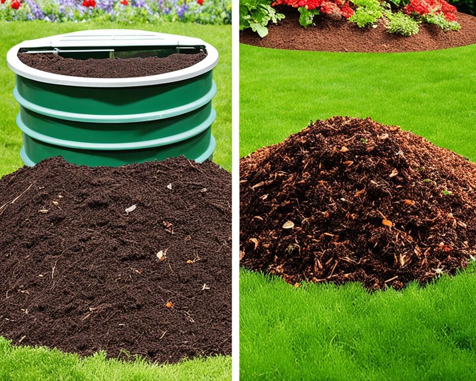 Compostvat vs. Composthoop